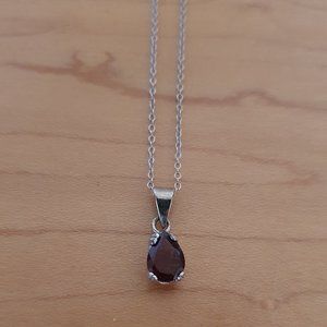 .925 silver necklace (chain and pendant)